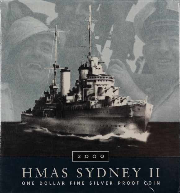 2000 HMAS Sydney $1 Silver Proof Coin