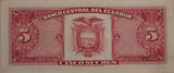 1980 Ecuador 5 Sucres aUNC