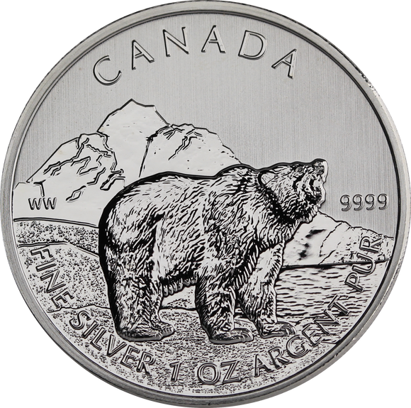 Canada 2011 Polar Bear 1oz Silver Coin