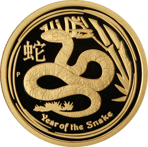 2013 Year of the Snake 1/4oz Gold Coin (Series II)