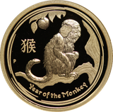 2016 Year of the Monkey 1/4oz Gold Proof Coin