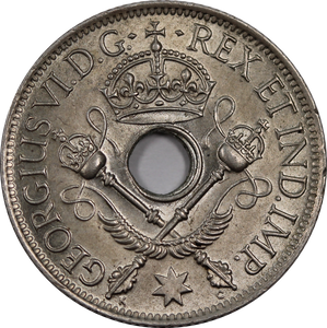 Papua New Guinea 1945 Shilling UNC