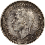 1943D Threepence Circulated