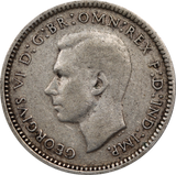 1943 Threepence Circulated