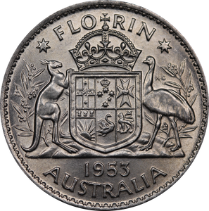 1953 Florin aUNC