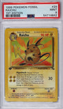 Raichu 1999 First Edition Fossil Set PSA 9