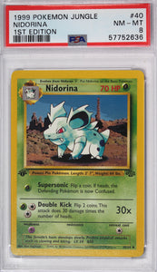nidorina pokemon card value Nidorina Pokemon Card -1995,96,98