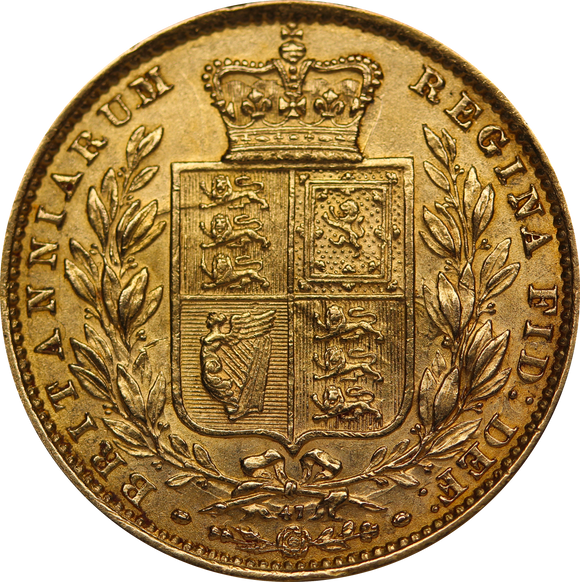 1866 GB Gold Sovereign EF