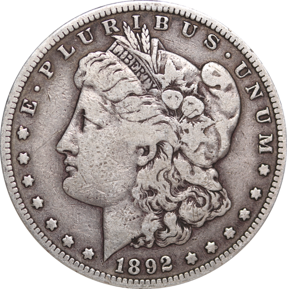 USA 1892S Morgan Dollar Fine