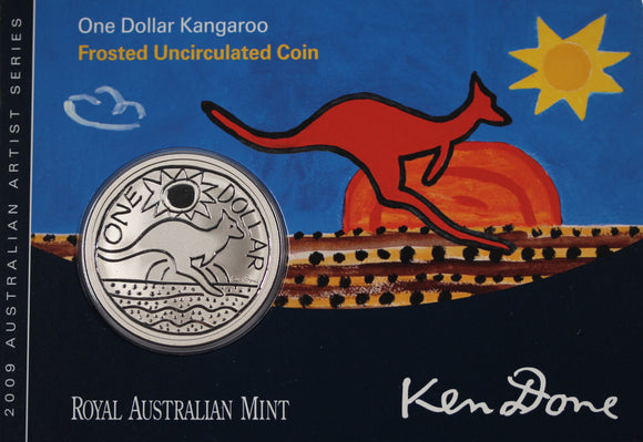 2009 Australian Kangaroo 1oz Coin in Card