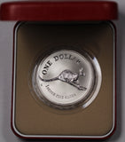 1994 Australian Kangaroo 1oz Silver Coin Sydney Coin Fair Issue