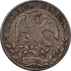 Mexico 1862 CE Silver 8 Reales VF