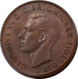 1951 Penny Off Centre Struck gEF