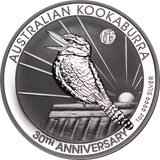 2020 1oz Silver f15 Privy 30th Anniversary Kookaburra Coin