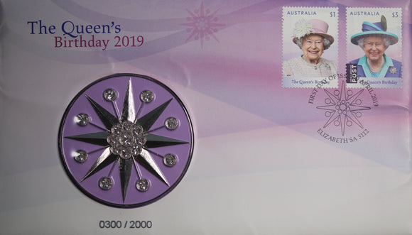 2019 The Queens 90th Birthday Medallion Cover