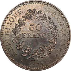 France 1978 50 Francs aUNC