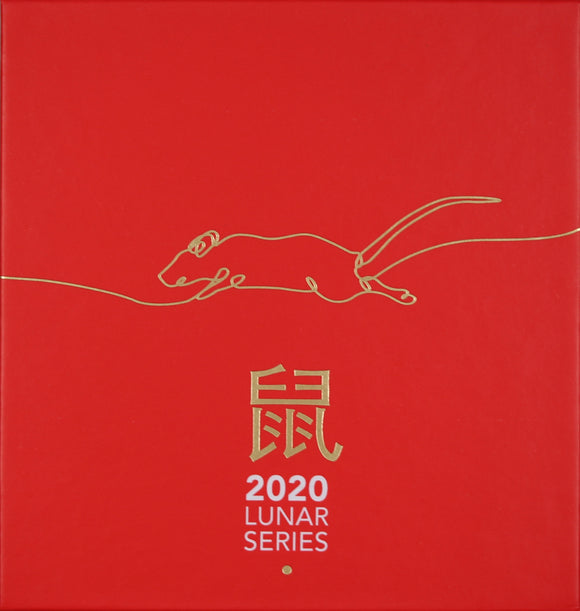 2020 Lunar Year of the Mouse 1/2oz Silver Rectangular Coin