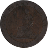 GB 1813 Penny Token Sheffield England, S. Hobson Button Manufacturer