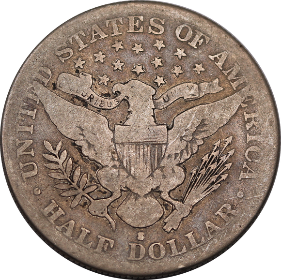 USA 1892S Barber Half Dollar aVG (Key Date)