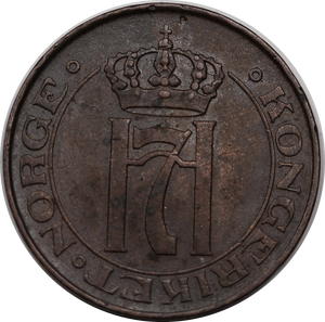 Norway 1911 5 Ore VF