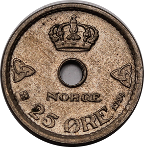 Norway 1924 25 Ore aUNC