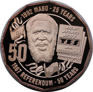 2017 Mabo 50c Proof