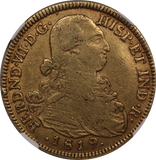 1819 Colombia NR-JF Ferdinand VII Gold 8 Escudos NGC XF40