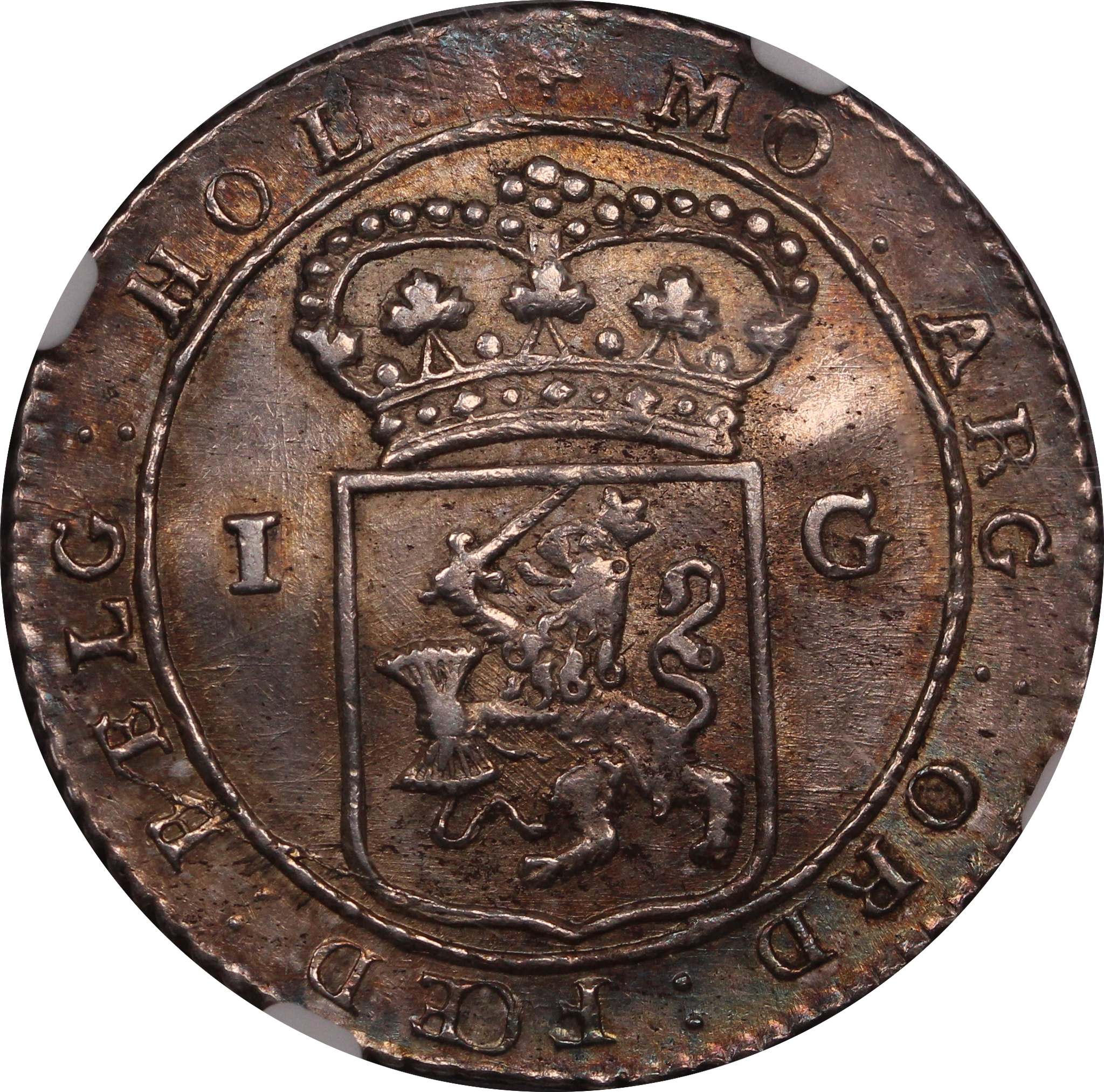 1802 Batavian Republic Gulden NGC AU58 – Thompsons Coins