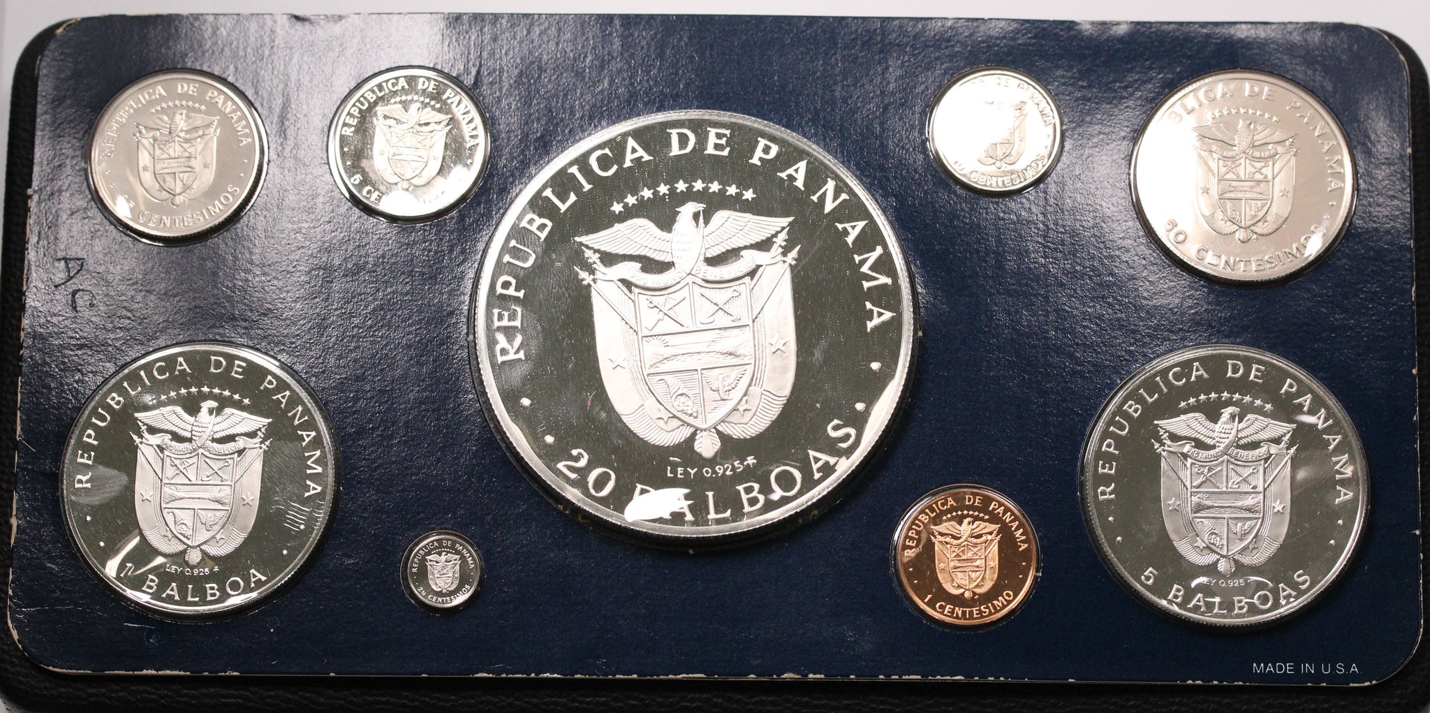 1975 Republic of Panama Proof Set – Thompsons Coins