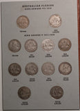 Florin Collection In Dansco Album 1910-1963 (Complete Set)