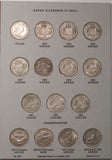 Florin Collection In Dansco Album 1910-1963 (Complete Set)