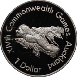 NZ 1989 Commonwealth Dollar Proof