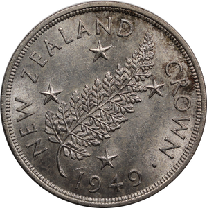 NZ 1949 Crown gEF