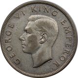 NZ 1937 Half Crown gVF