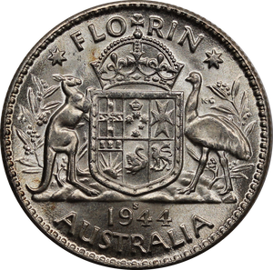 1944S Florin UNC