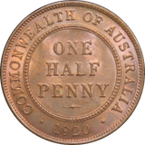 1920 Halfpenny UNC