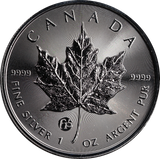 Canada 2018 Maple f15 Privy Mark 1oz Silver