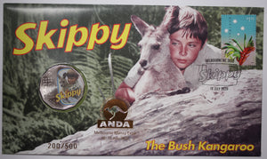 2020 50c Melbourne ANDA Skippy the Bush Kangaroo PNC