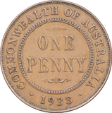 1933/32 Overdate Penny VF