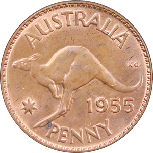 1955M Penny UNC