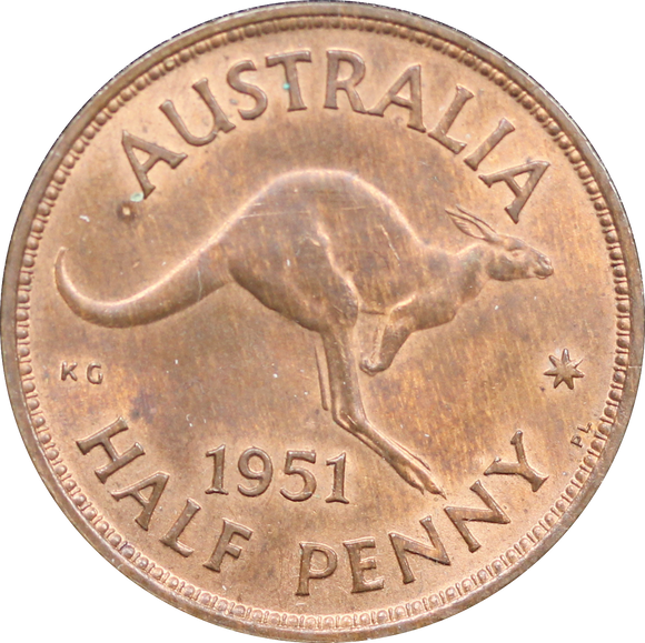 1951PL Halfpenny UNC