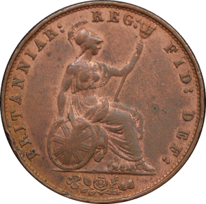 GB 1857 Halfpenny EF