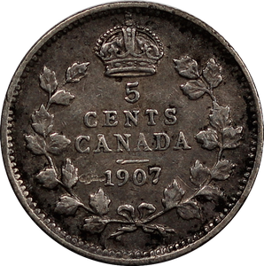 Canada 1907 5c Fine