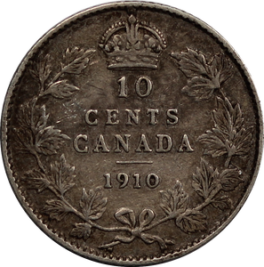 Canada 1910 10 Cent Fine