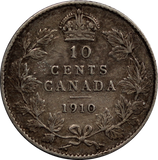 Canada 1910 10 Cent Fine