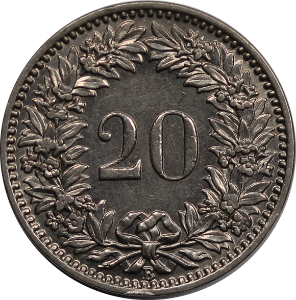 Switzerland 1926 20 Rappen UNC