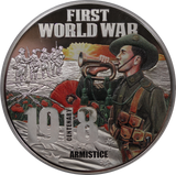 2018 $10 WWI Armistice 5oz Silver Proof