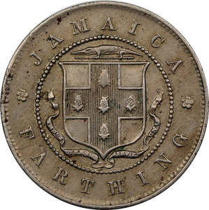 Jamaica 1916 Farthing good Fine