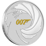 James Bond 007 1oz Silver Coin with Colour in Card