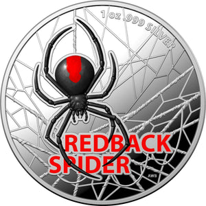 2021 $5 Redback Spider Silver Proof